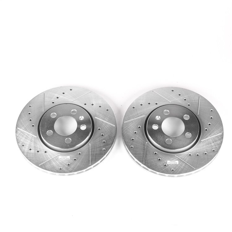 Power Stop Drilled And Slotted Brake Rotor