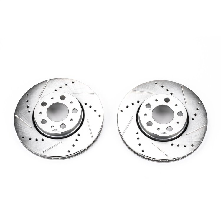 Power Stop Drilled And Slotted Brake Rotor