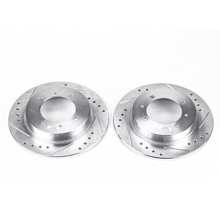 Power Stop Drilled And Slotted Brake Rotor