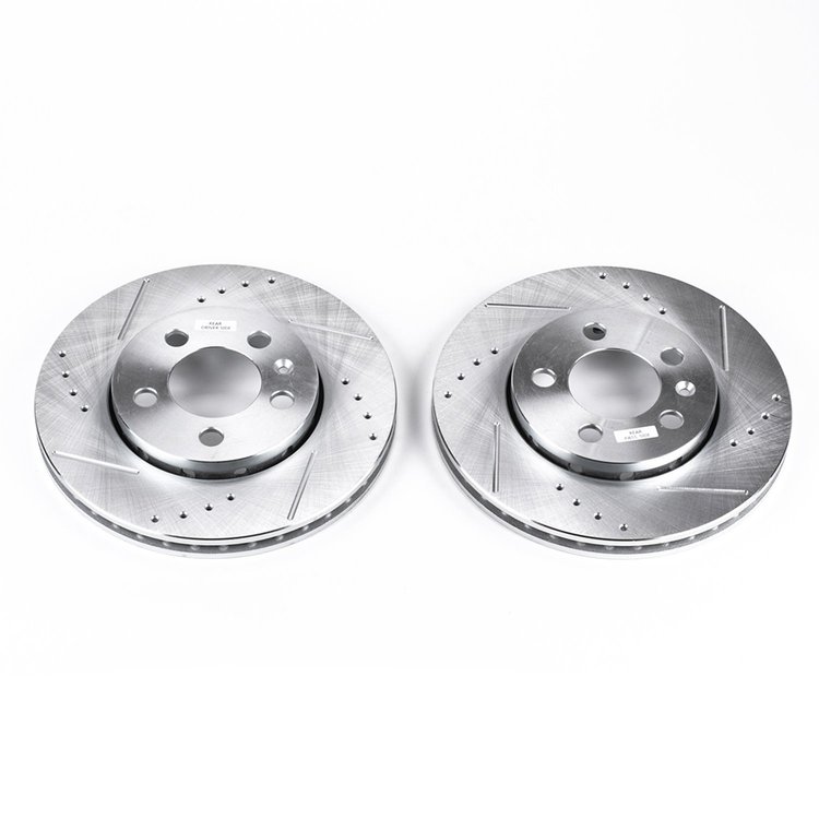 Power Stop Drilled And Slotted Brake Rotor