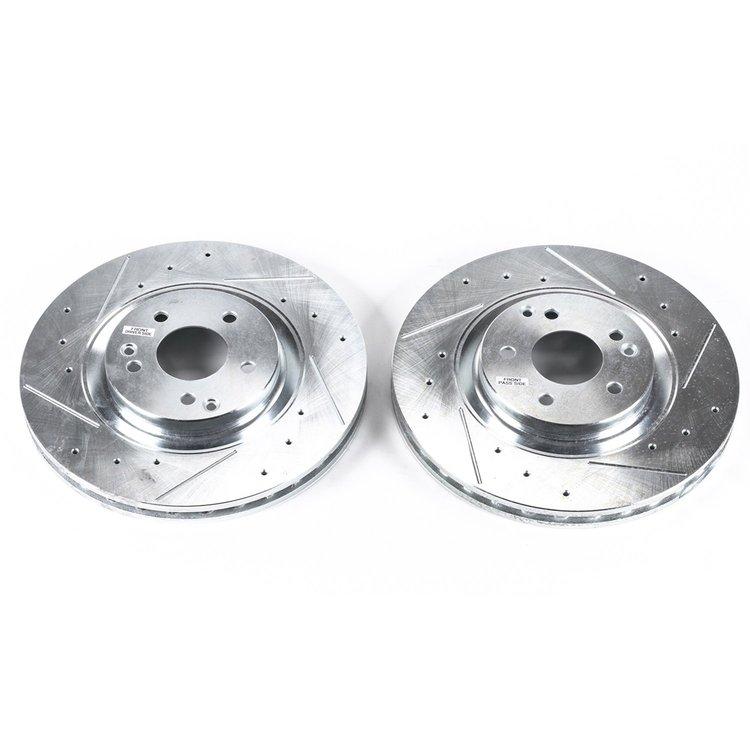 Power Stop Drilled And Slotted Brake Rotor