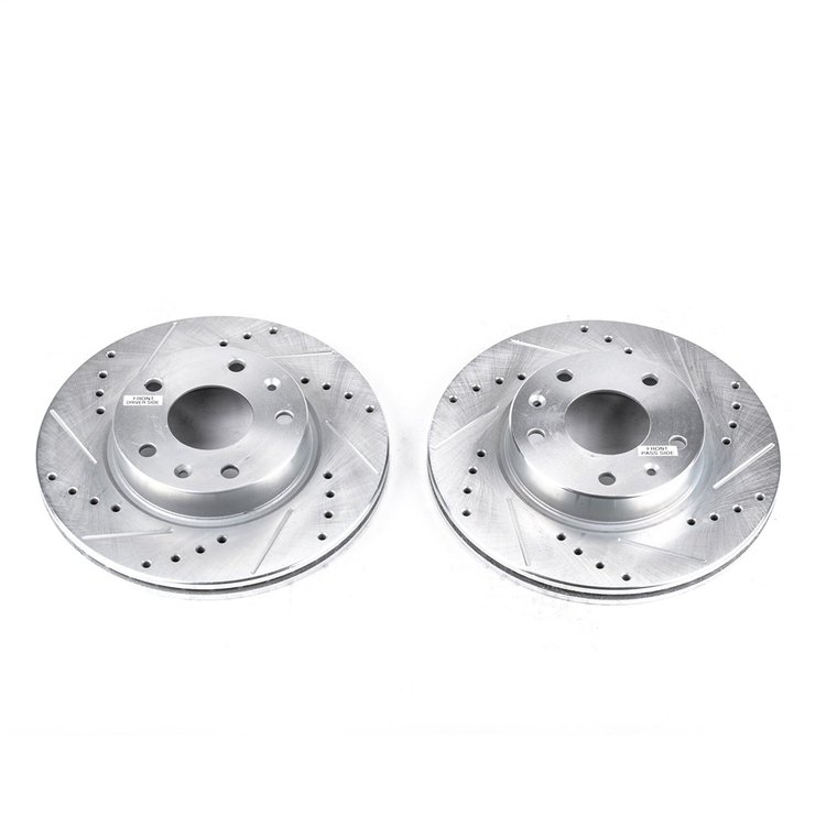 Power Stop Drilled And Slotted Brake Rotor