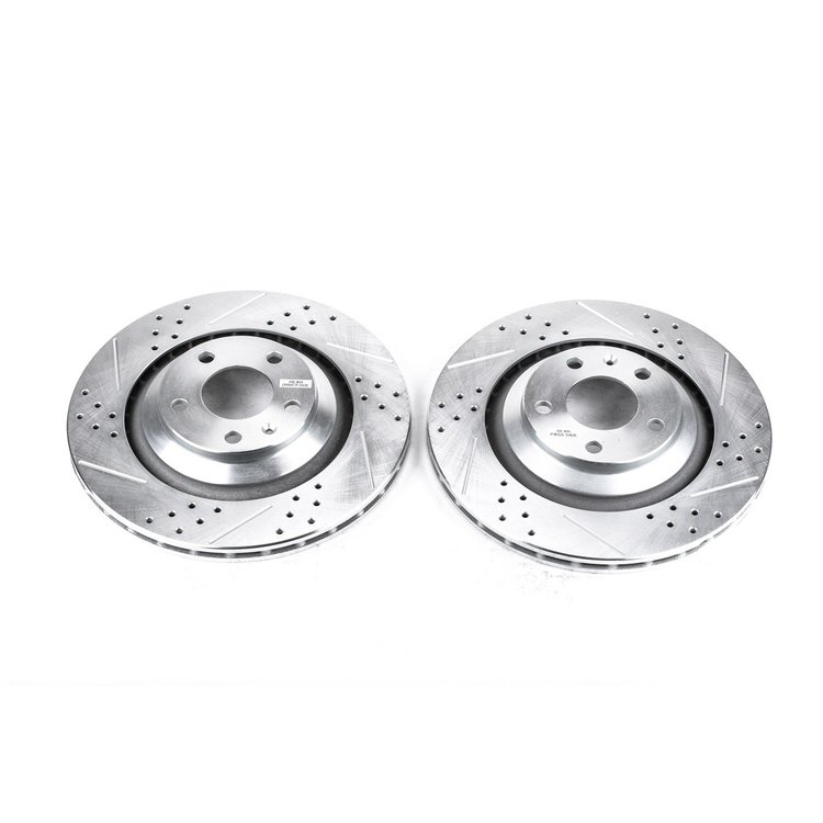 Power Stop Drilled And Slotted Brake Rotor