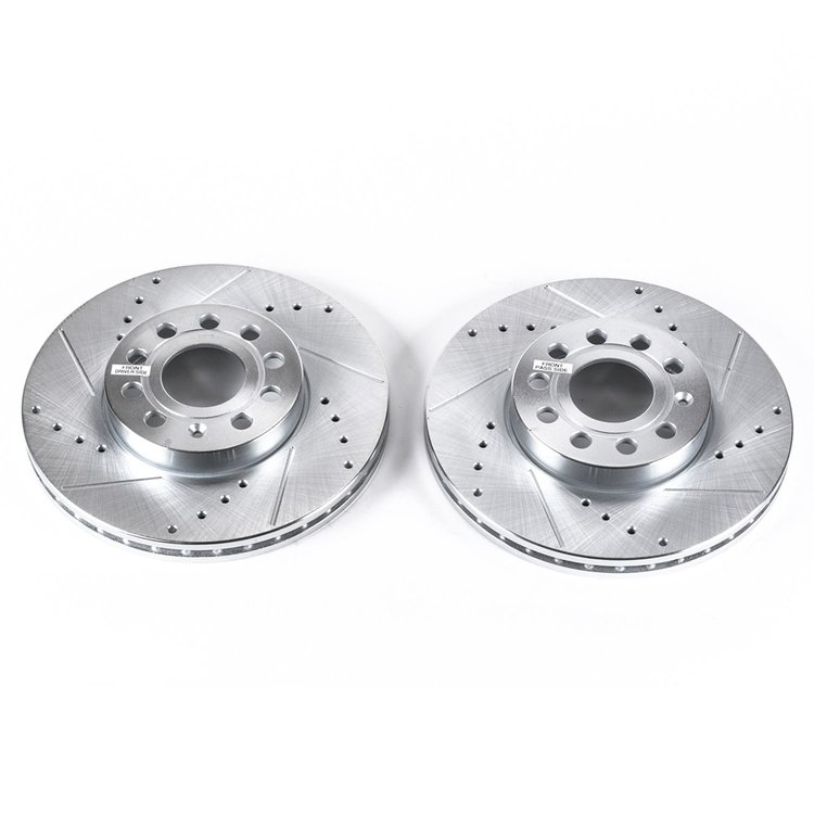 Power Stop Drilled And Slotted Brake Rotor