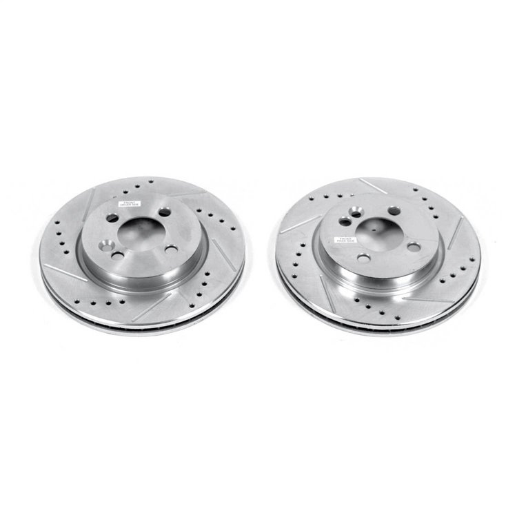 Power Stop Drilled And Slotted Brake Rotor