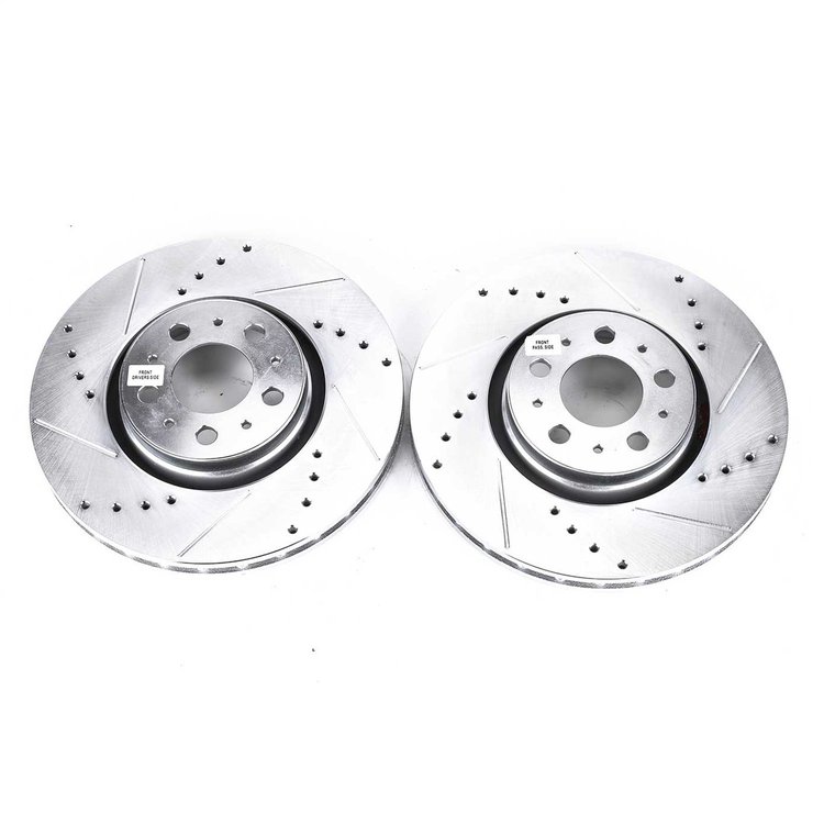 Power Stop Drilled And Slotted Brake Rotor