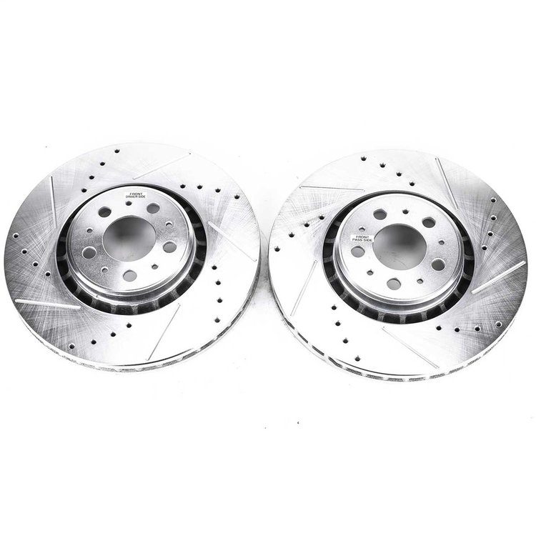 Power Stop Drilled And Slotted Brake Rotor