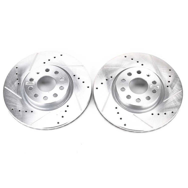Power Stop Drilled And Slotted Brake Rotor