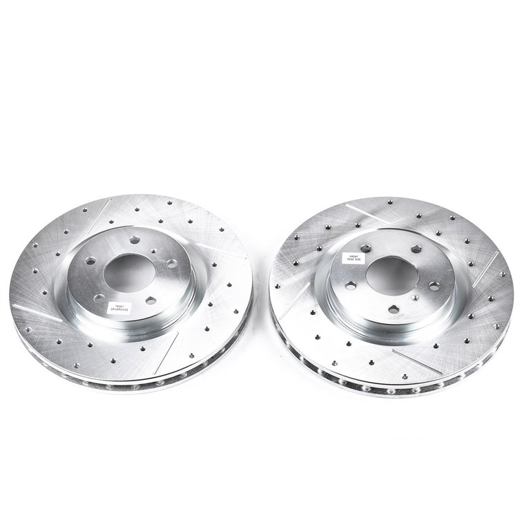 Power Stop Drilled And Slotted Brake Rotor