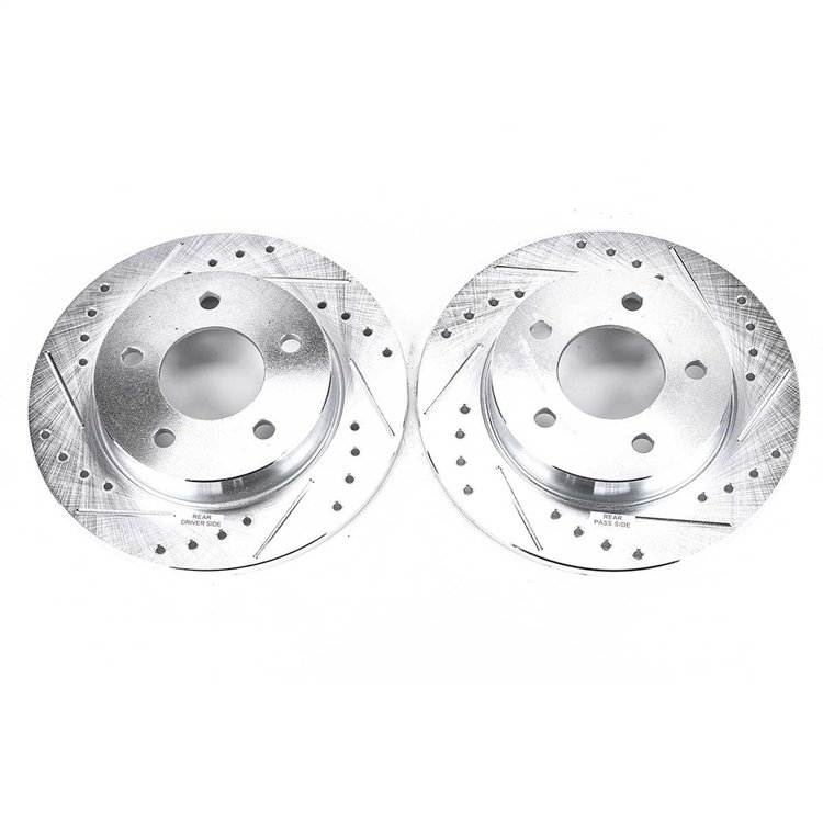 Power Stop Drilled And Slotted Brake Rotor