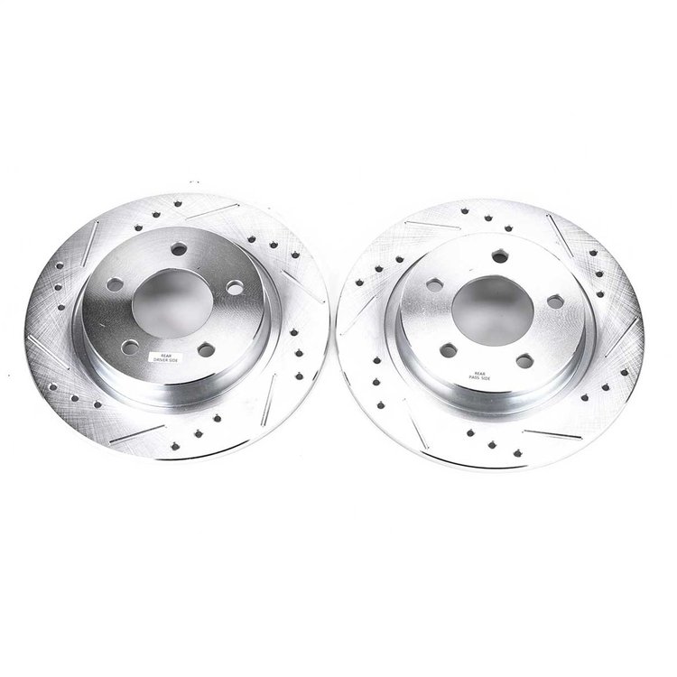 Power Stop Drilled And Slotted Brake Rotor