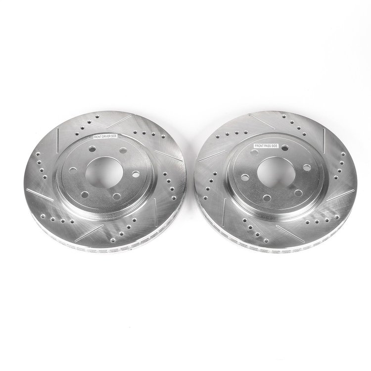 Power Stop Drilled And Slotted Brake Rotor