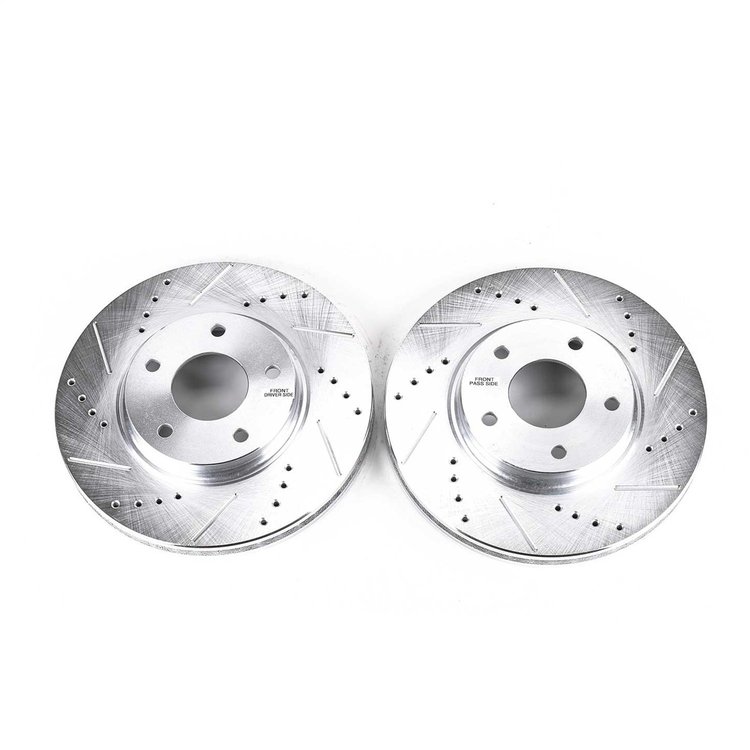 Power Stop Drilled And Slotted Brake Rotor