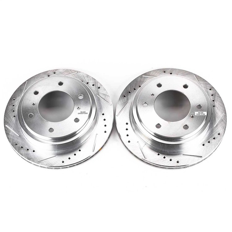 Power Stop Drilled And Slotted Brake Rotor