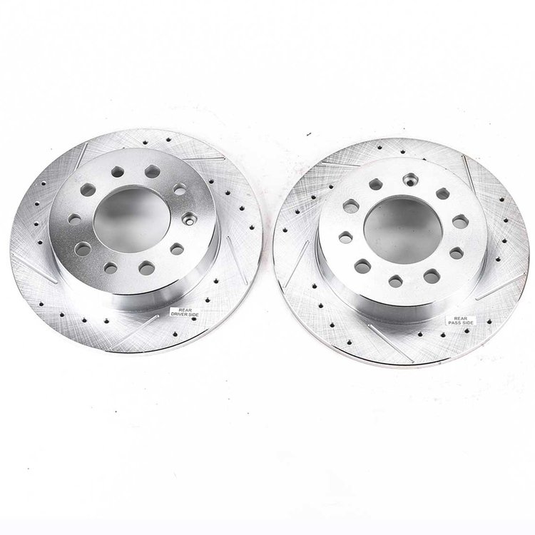 Power Stop Drilled And Slotted Brake Rotor