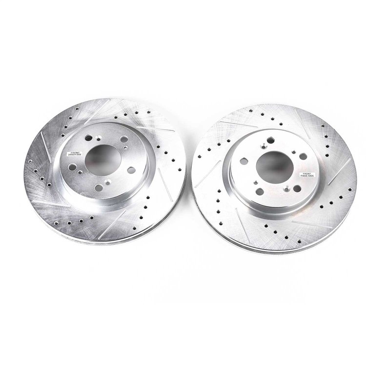 Power Stop Drilled And Slotted Brake Rotor