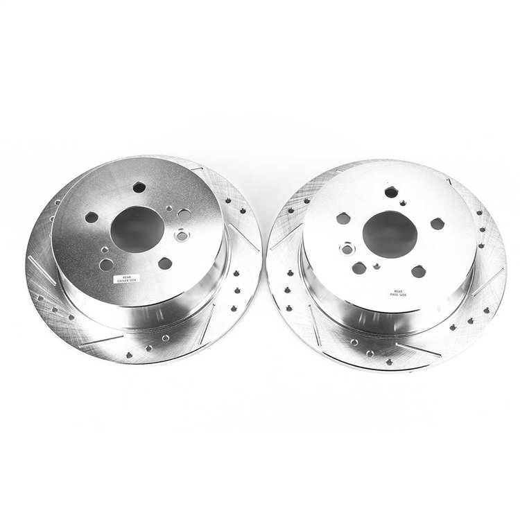 Power Stop Drilled And Slotted Brake Rotor