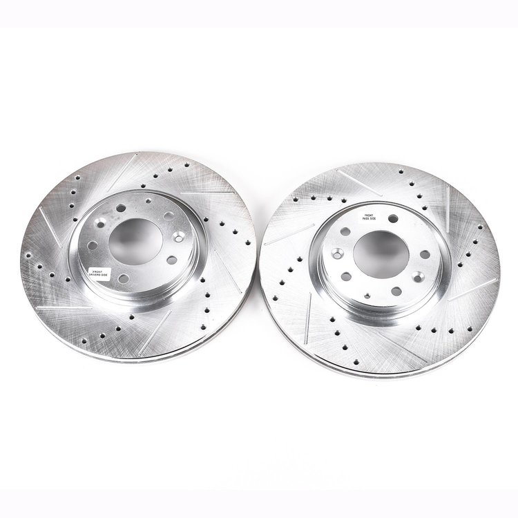 Power Stop Drilled And Slotted Brake Rotor