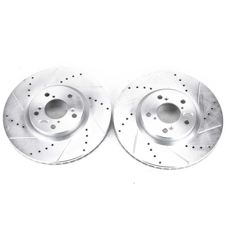 Power Stop Drilled And Slotted Brake Rotor