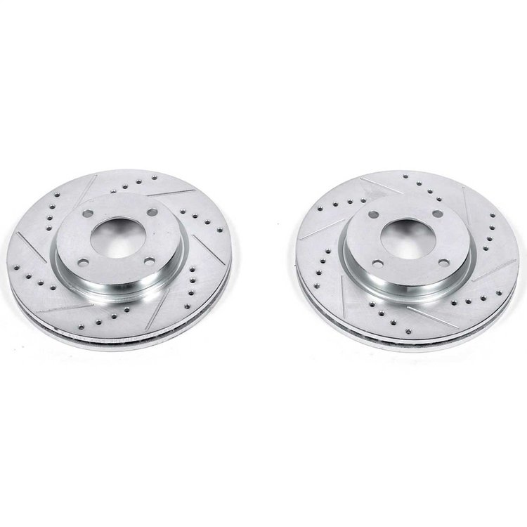 Power Stop Drilled And Slotted Brake Rotor