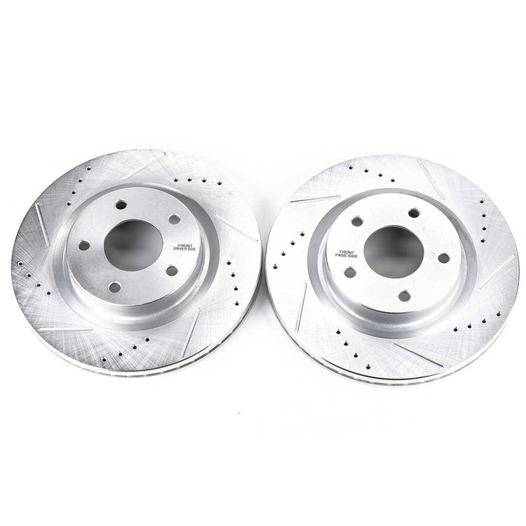 Power Stop Drilled And Slotted Brake Rotor