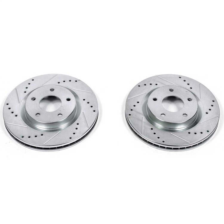 Power Stop Drilled And Slotted Brake Rotor