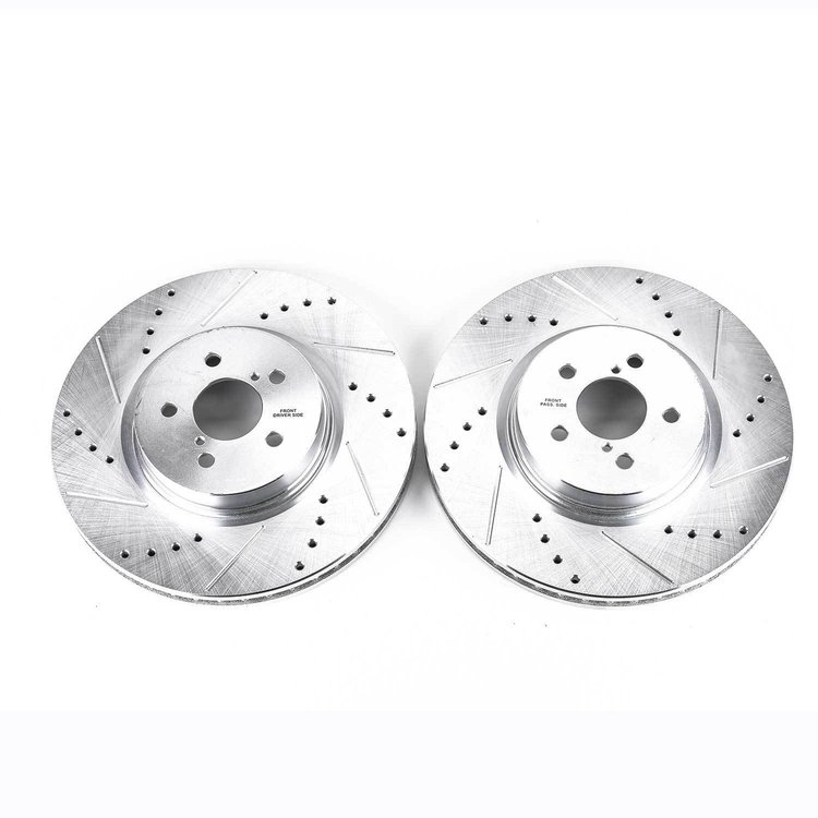 Power Stop Drilled And Slotted Brake Rotor
