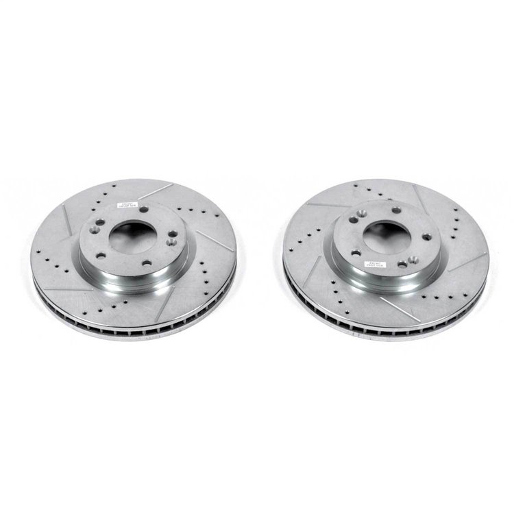 Power Stop Drilled And Slotted Brake Rotor