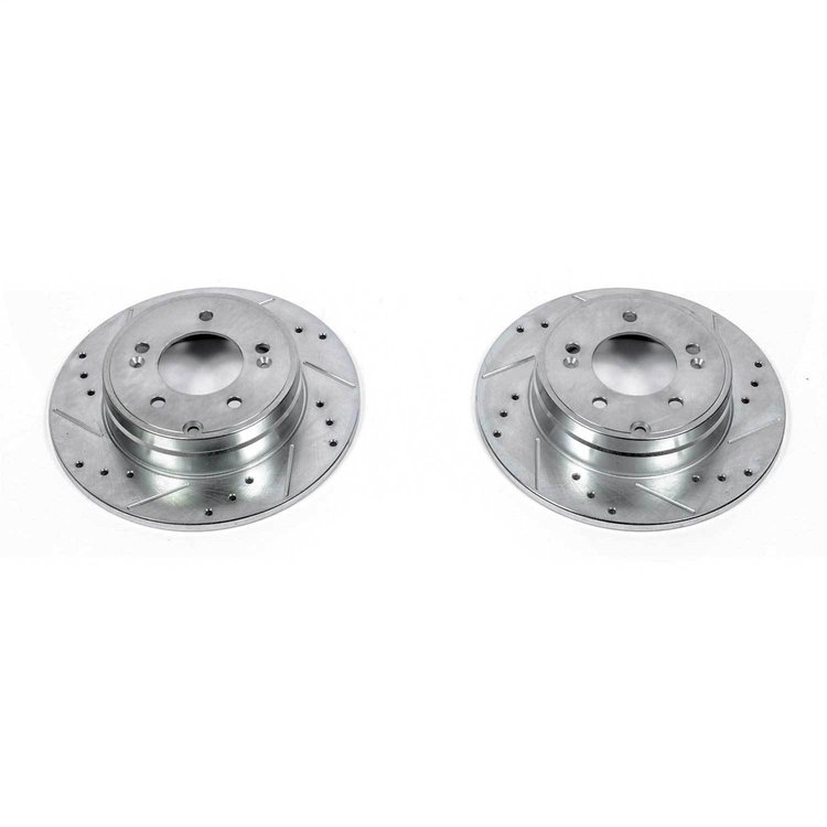 Power Stop Drilled And Slotted Brake Rotor