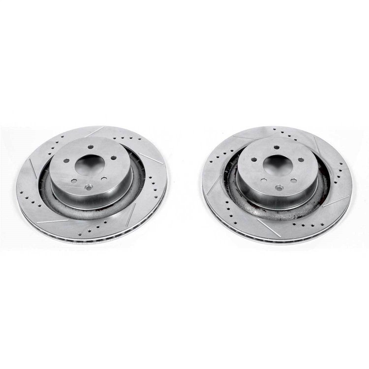 Power Stop Drilled And Slotted Brake Rotor