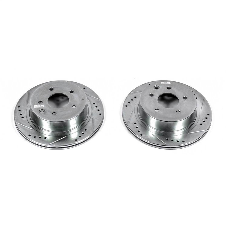 Power Stop Drilled And Slotted Brake Rotor