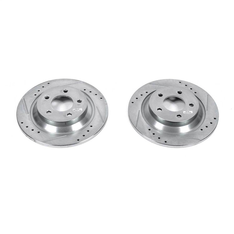 Power Stop Drilled And Slotted Brake Rotor
