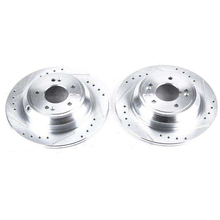 Power Stop Drilled And Slotted Brake Rotor