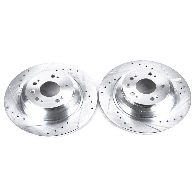 Power Stop Drilled And Slotted Brake Rotor