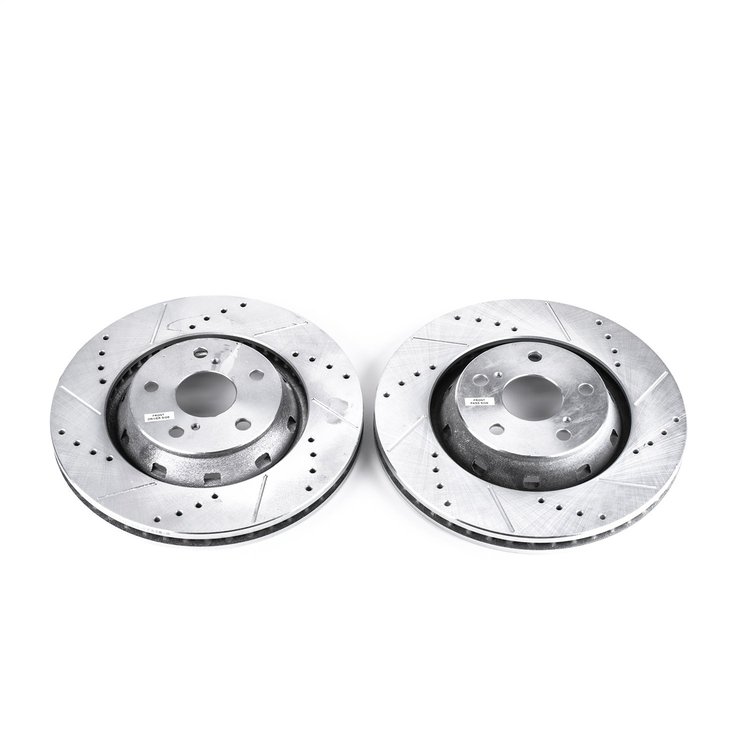 Power Stop Drilled And Slotted Brake Rotor