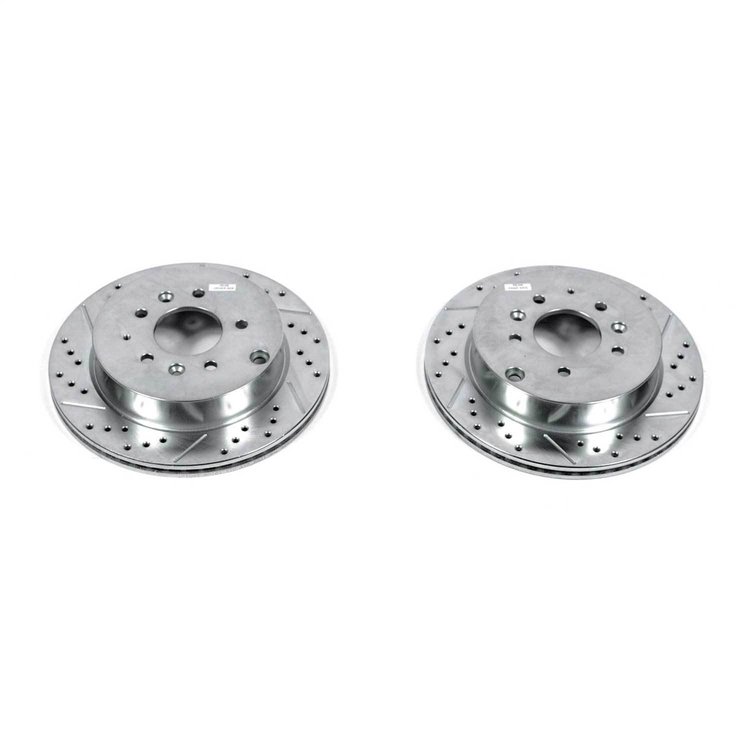 Power Stop Drilled And Slotted Brake Rotor