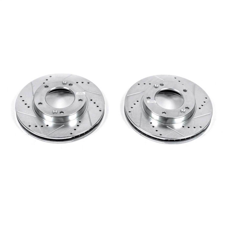 Power Stop Drilled And Slotted Brake Rotor