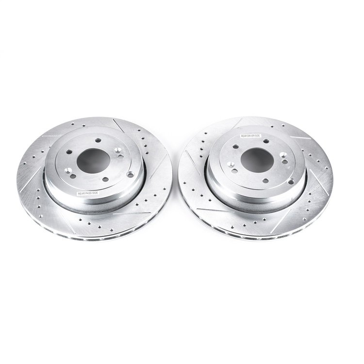 Power Stop Drilled And Slotted Brake Rotor