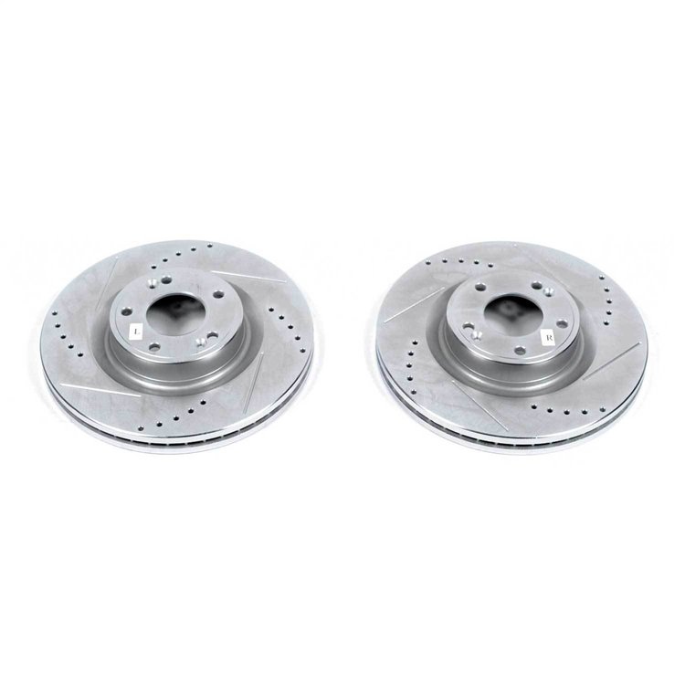 Power Stop Drilled And Slotted Brake Rotor