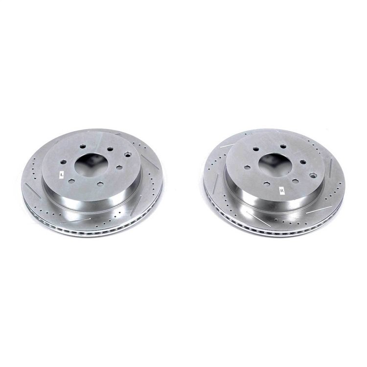 Power Stop Drilled And Slotted Brake Rotor