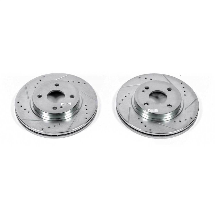 Power Stop Drilled And Slotted Brake Rotor