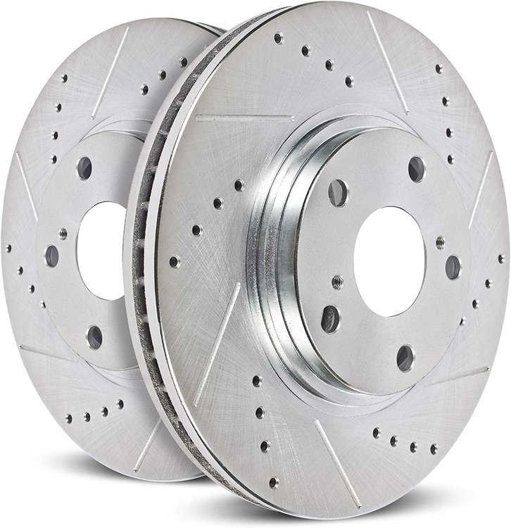 JBR1568/1569XPR Evolution Cross-Drilled and Slotted Brake Rotors [Front]