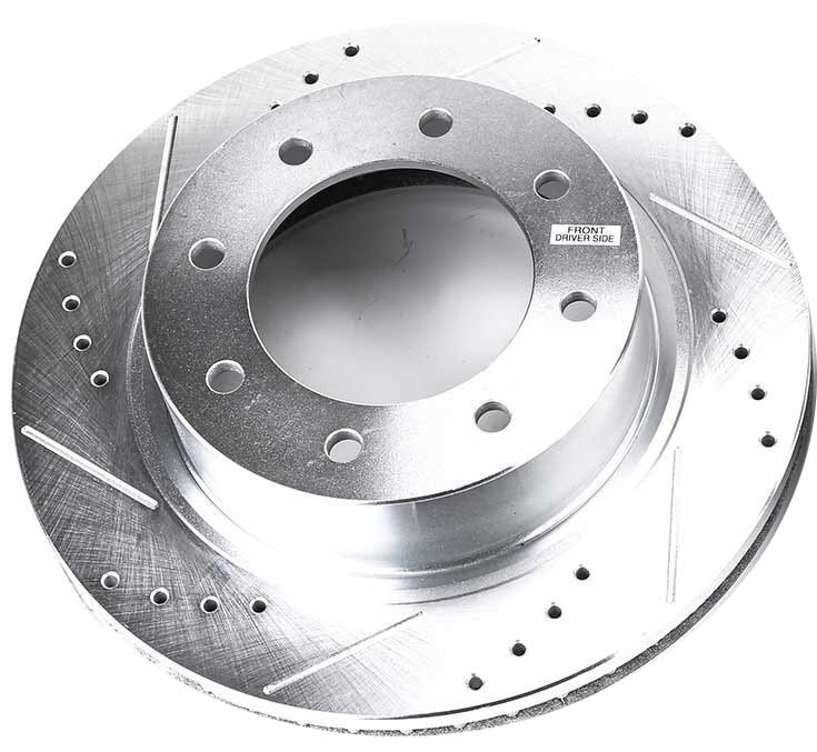 Drilled and Slotted Front Brake Rotor Fits Nissan NV1500, NV2500, NV3500 Models [2012-2019] Left