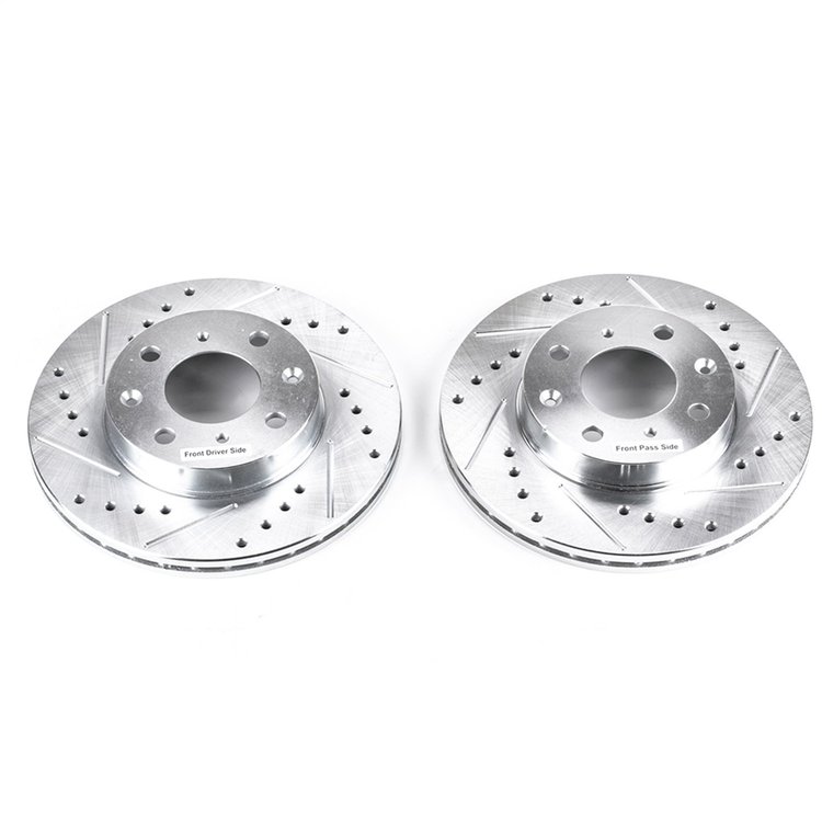 Power Stop Drilled And Slotted Brake Rotor
