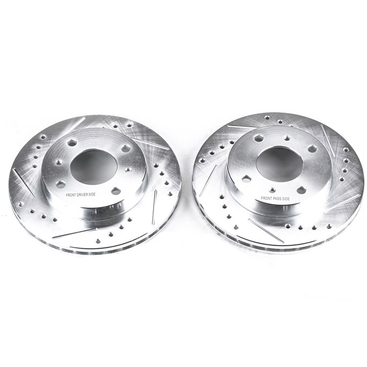 Power Stop Drilled And Slotted Brake Rotor