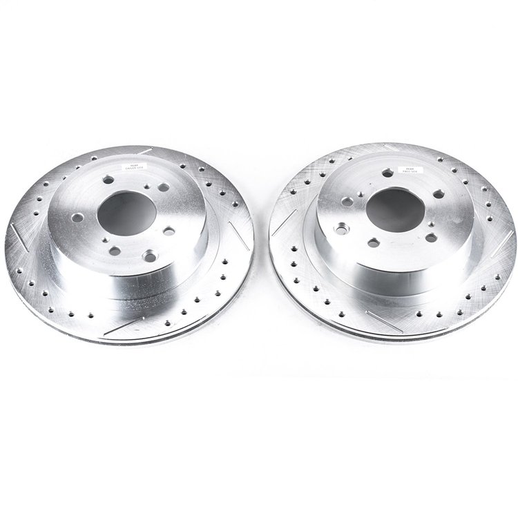 Power Stop Drilled And Slotted Brake Rotor