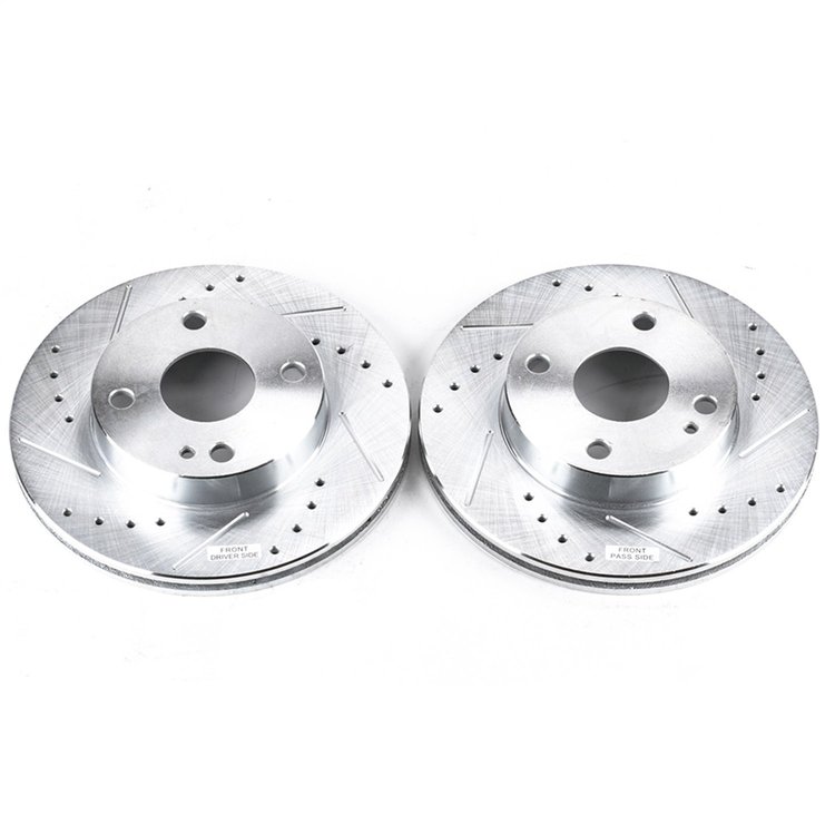 Power Stop Drilled And Slotted Brake Rotor