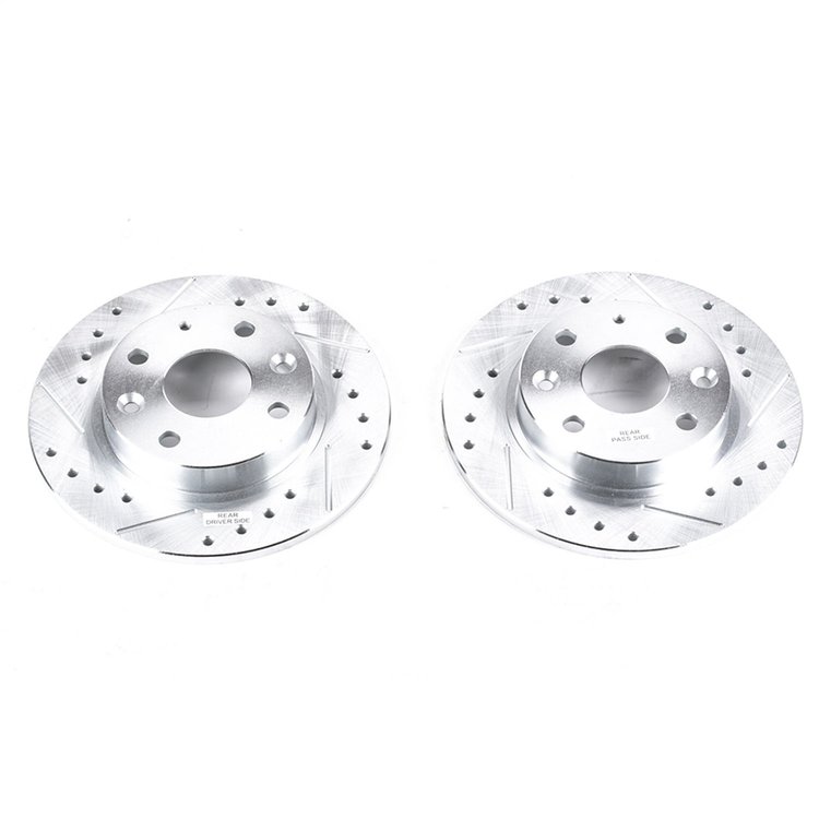 Power Stop Drilled And Slotted Brake Rotor