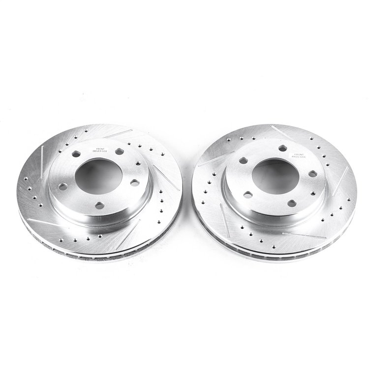 Power Stop Drilled And Slotted Brake Rotor