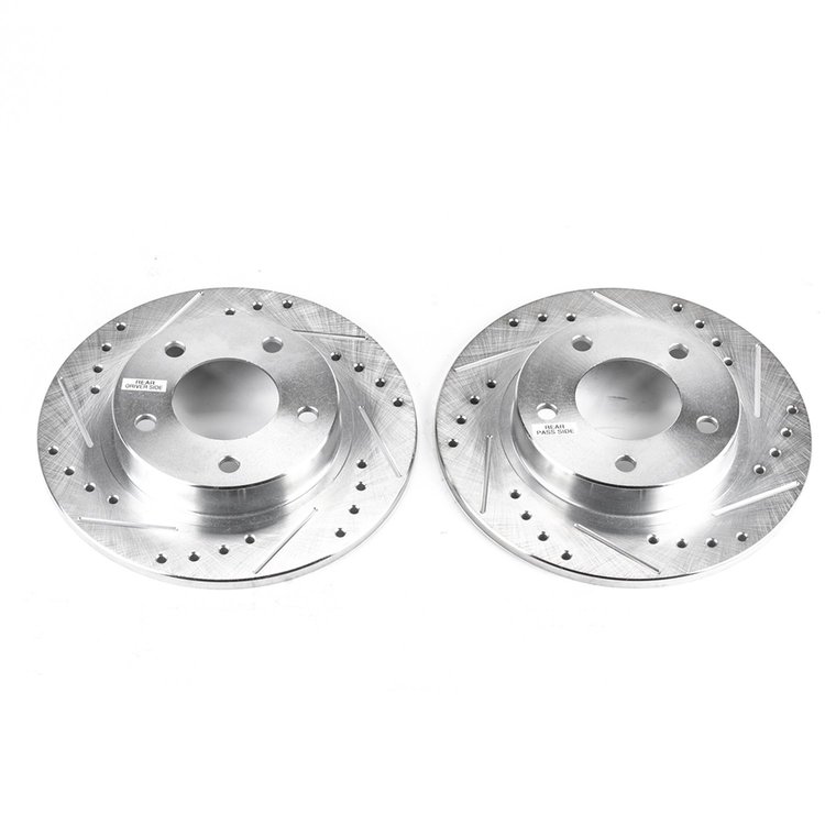 Power Stop Drilled And Slotted Brake Rotor